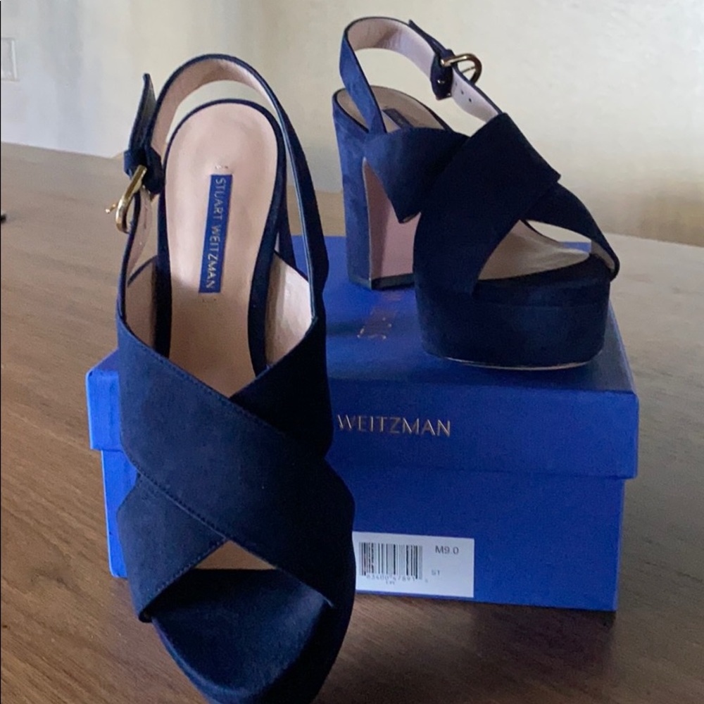 STUART Weitzman platform sandals